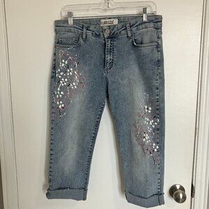 Dolcezza Capri Jeans Stretchy Women's Size 12